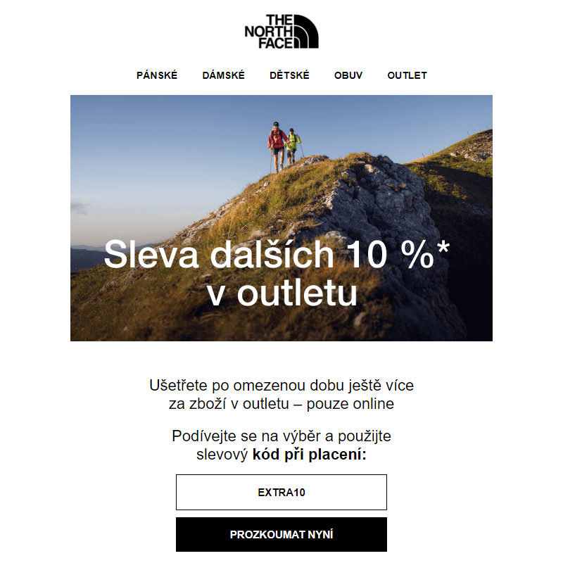 Sleva dalších 10 % na věci z outletu