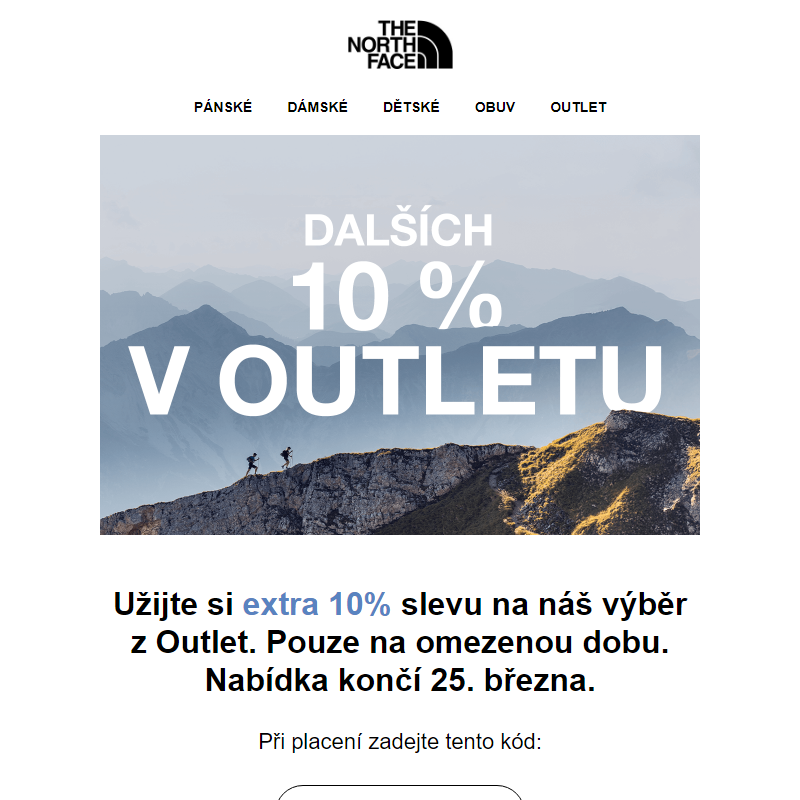 Sleva dalších 10 % v Outlet