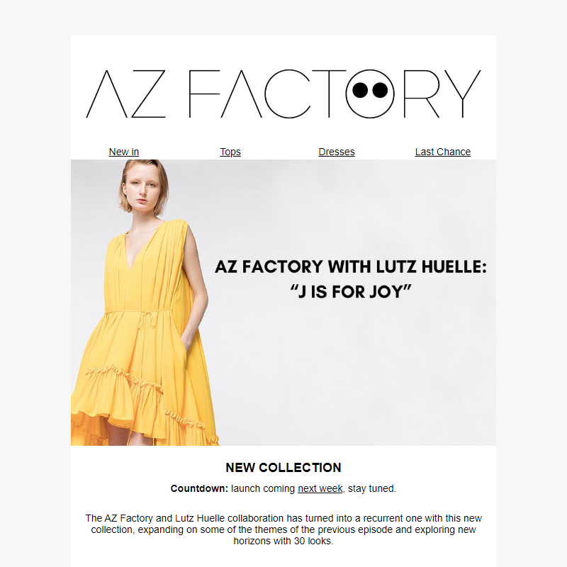 Countdown: New collection with Lutz Huelle