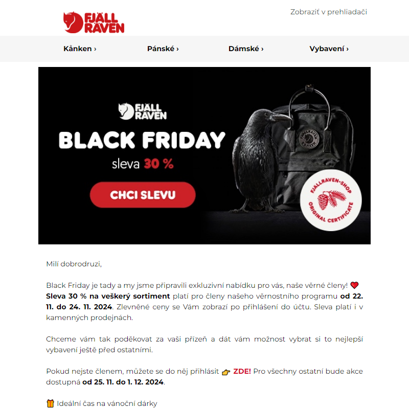 _Black Friday - 30 % na vše!