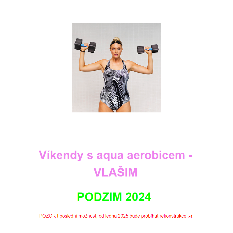 AQUA víkendy Vlašim - PODZIM 2024