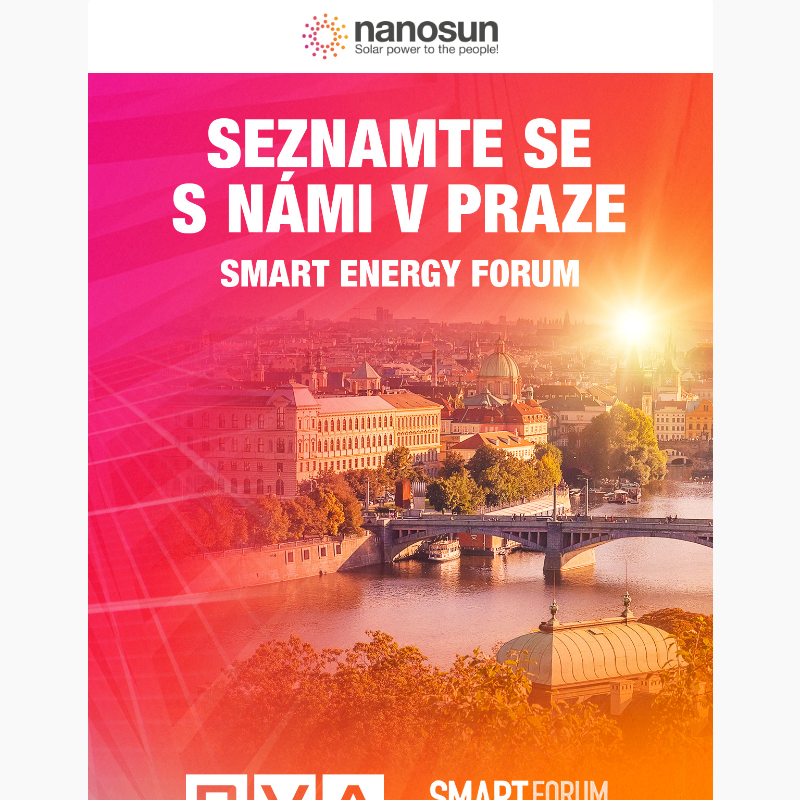 Seznamte se s námi v Praze na Smart Energy Forum