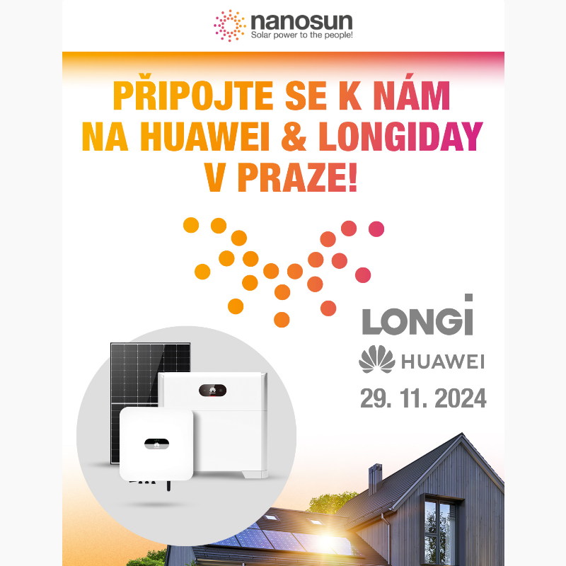 Join us for the Huawei & Longi Day in Prague! __