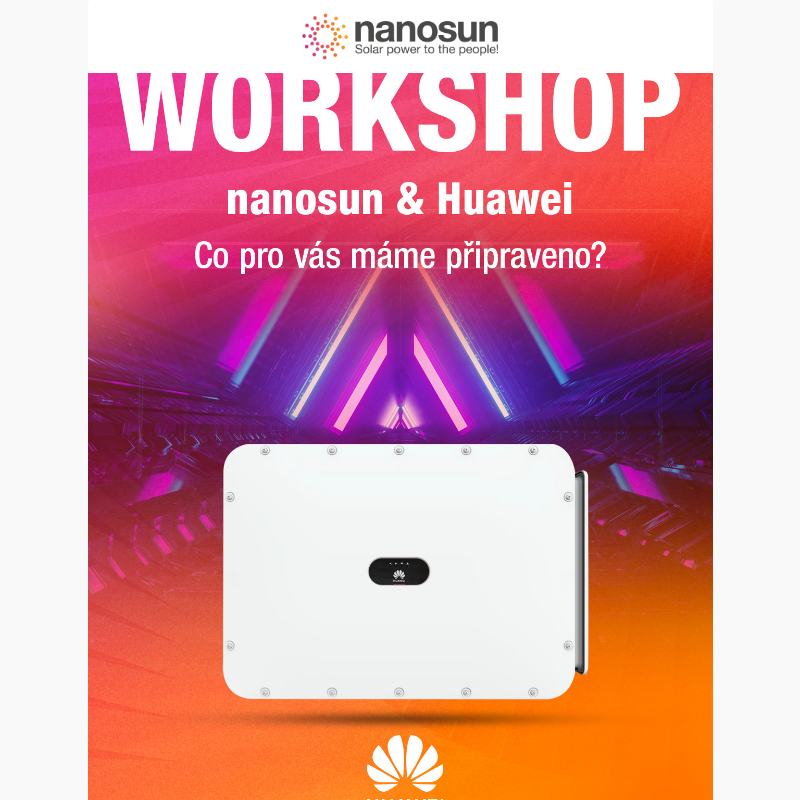 Seminář - nanosun Huawei - novinky