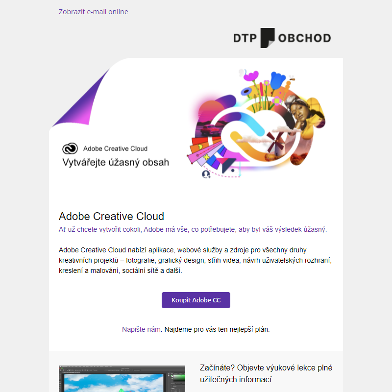 Adobe Creative Cloud | Vytvářejte úžasný obsah