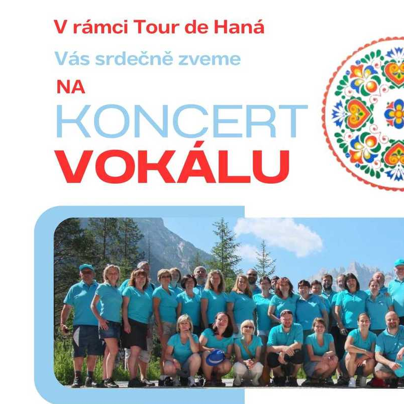 Koncert Vokálu - Tour de Haná