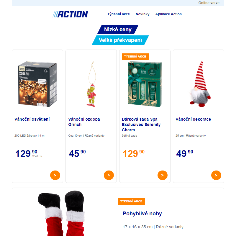 Nízké ceny, velká překvapení: Vánoce jsou tady!