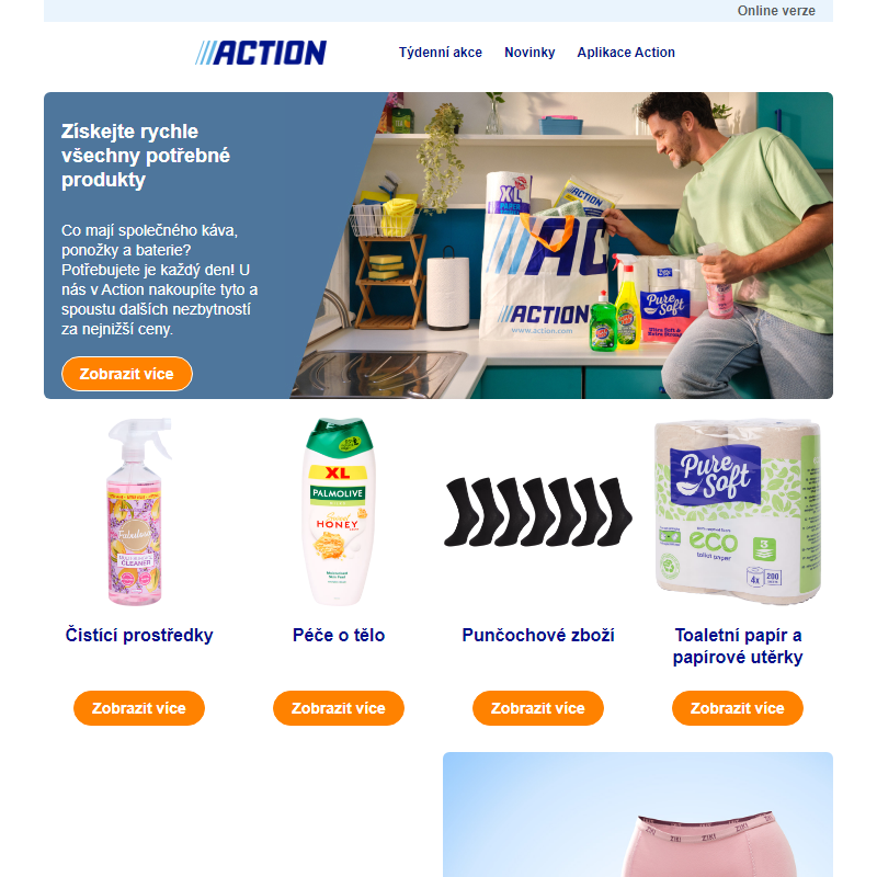 Action má v Evropě 3 000 prodejen!
