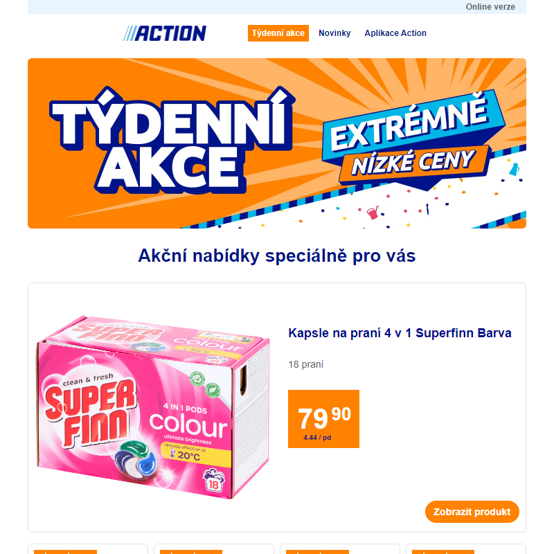 Naše týdenní akce od středy 21. května