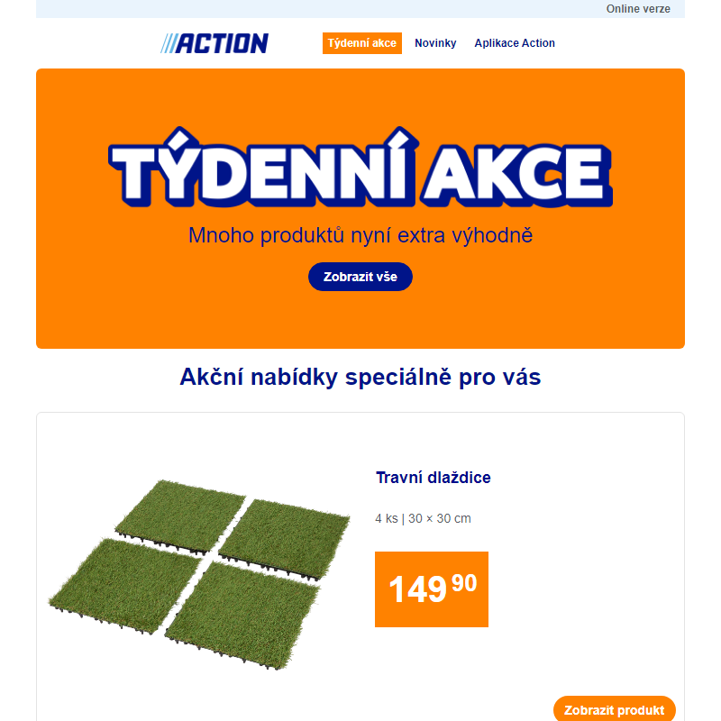 Naše týdenní akce od středy 19. března