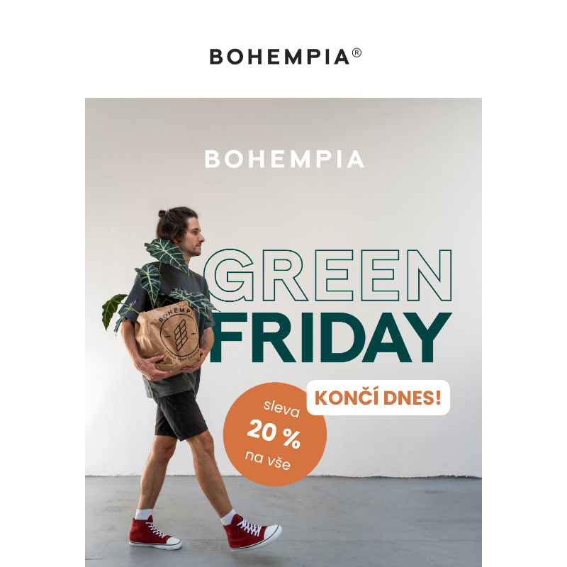 Poslední možnost!!!_ GREEN FRIDAY -20 % _