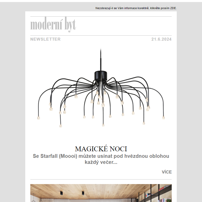 Newsletter - Moderní byt