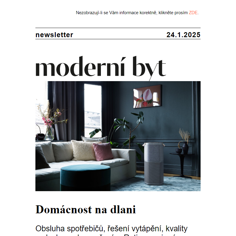 Newsletter - Moderní byt