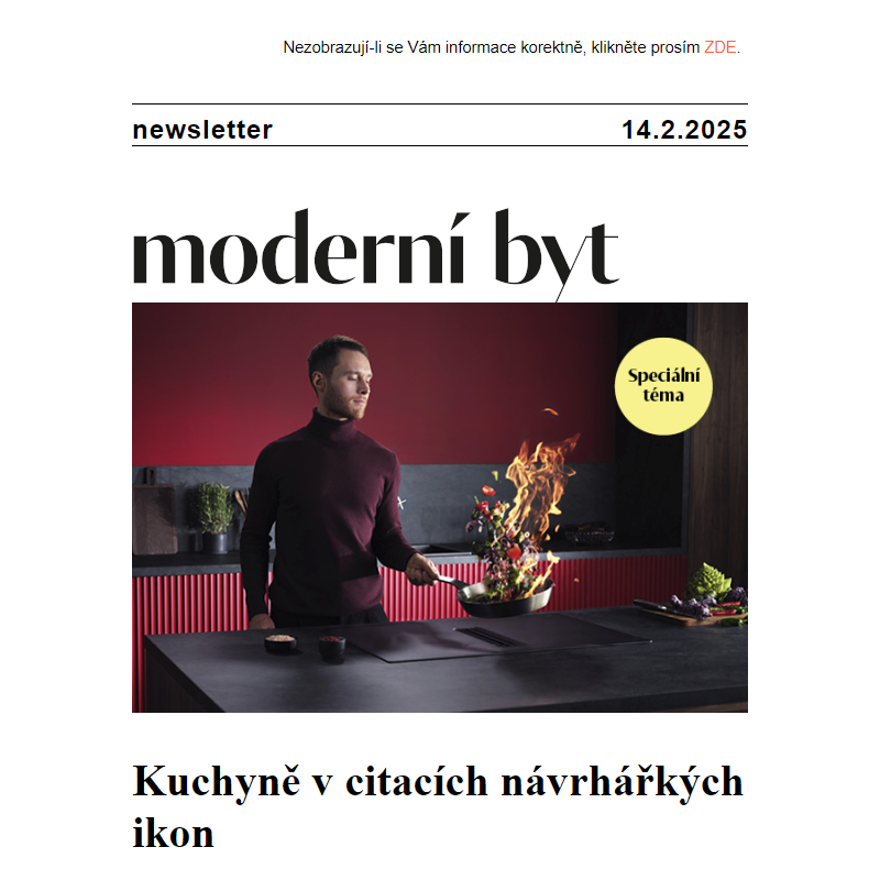 Newsletter - Moderní byt