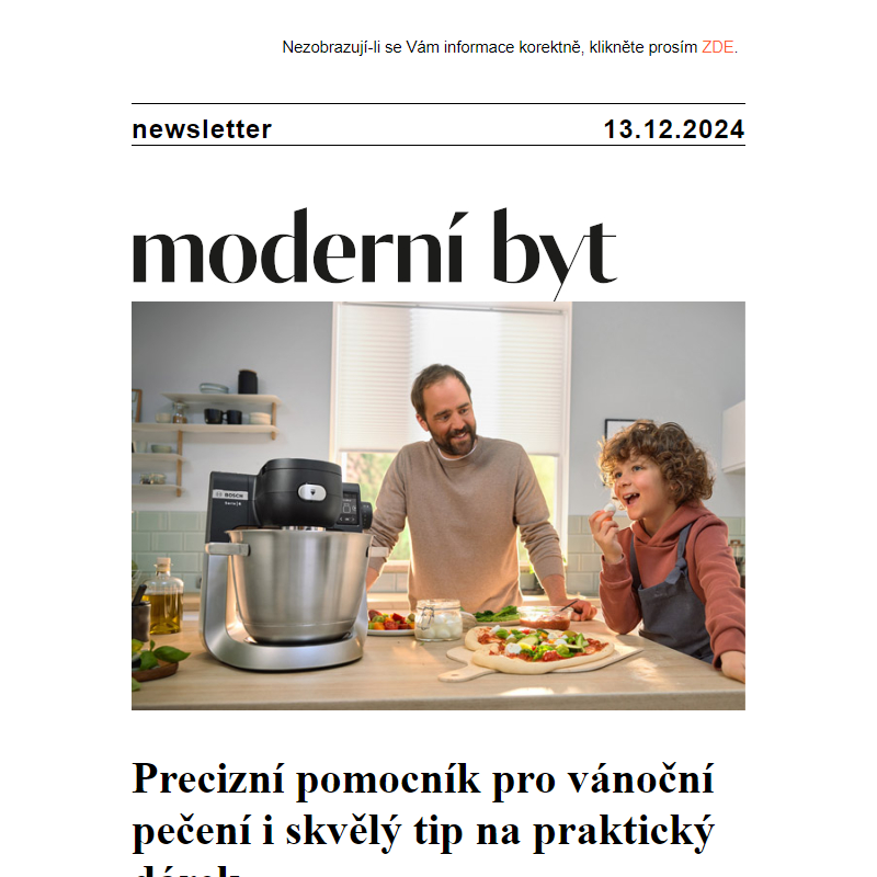 Newsletter - Moderní byt