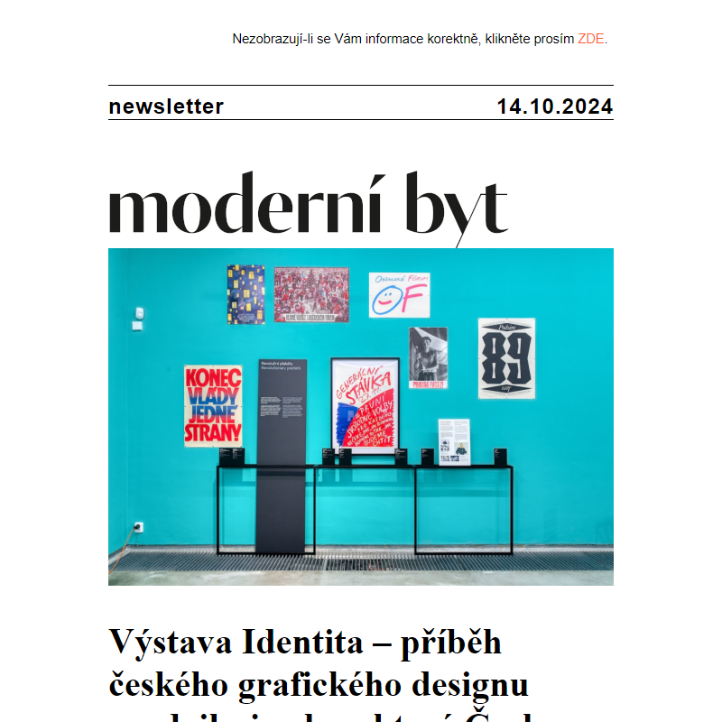 Newsletter - Moderní byt