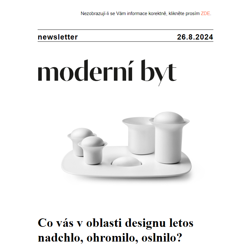 Newsletter - Moderní byt