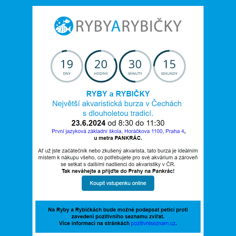 _ Ryby a rybičky: 23.6.2024   _ VIP KARTA