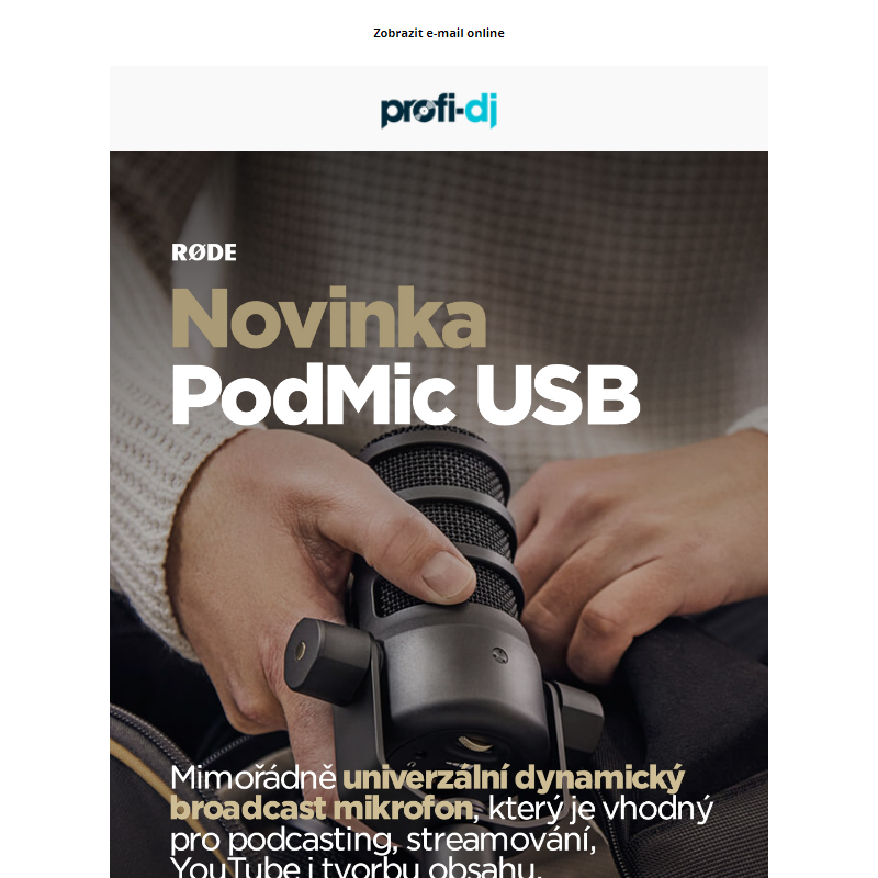 Nový PodMic USB od RODE je tady _