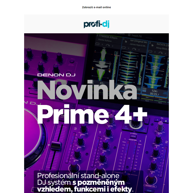 Novinka Denon DJ Prime 4+ je na webu _ Co je nového?