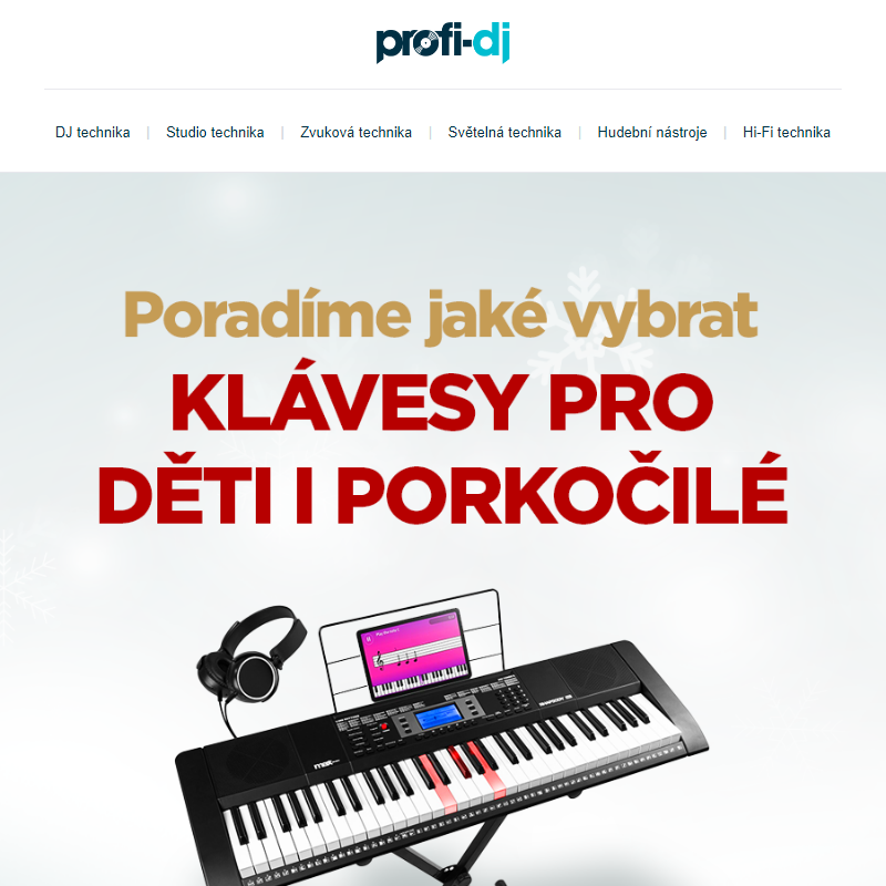 _ Objev kouzlo kláves – ideální dárek pro začátečníky! _