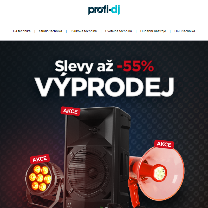 _ Výprodej je ON! Ceny spadly, technika mizí! __