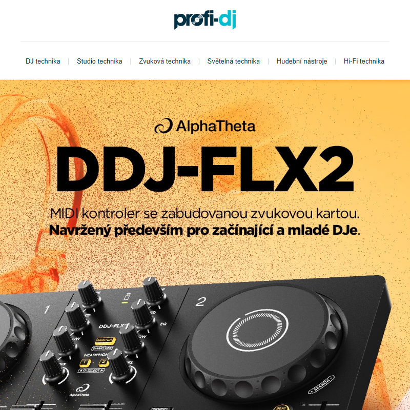 _ Objevte nový DDJ-FLX2: Perfektní start pro každého začínajícího DJ!