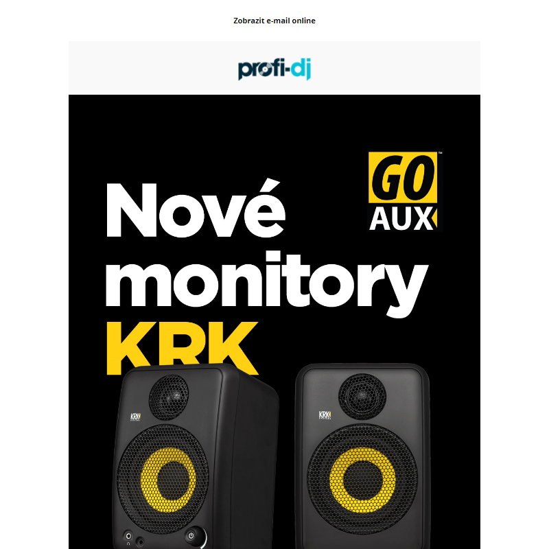 Nové studiové monitory KRK _ GoAux, go everywhere_
