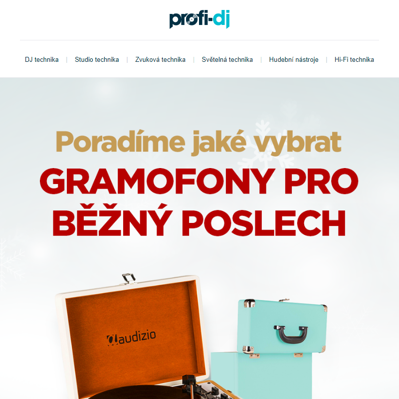 _ Retro kouzlo pod stromečkem – potěšte gramofonem!