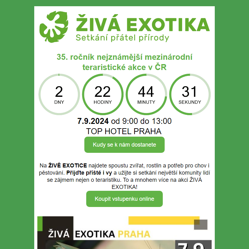 _ ŽIVÁ EXOTIKA 7.9.2024 / Přednáška - Základy chovu a genetiky krajt královských