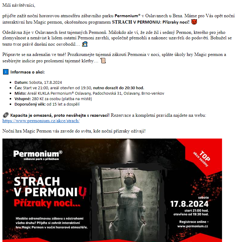 Strach v Permoniu: Přízraky noci!