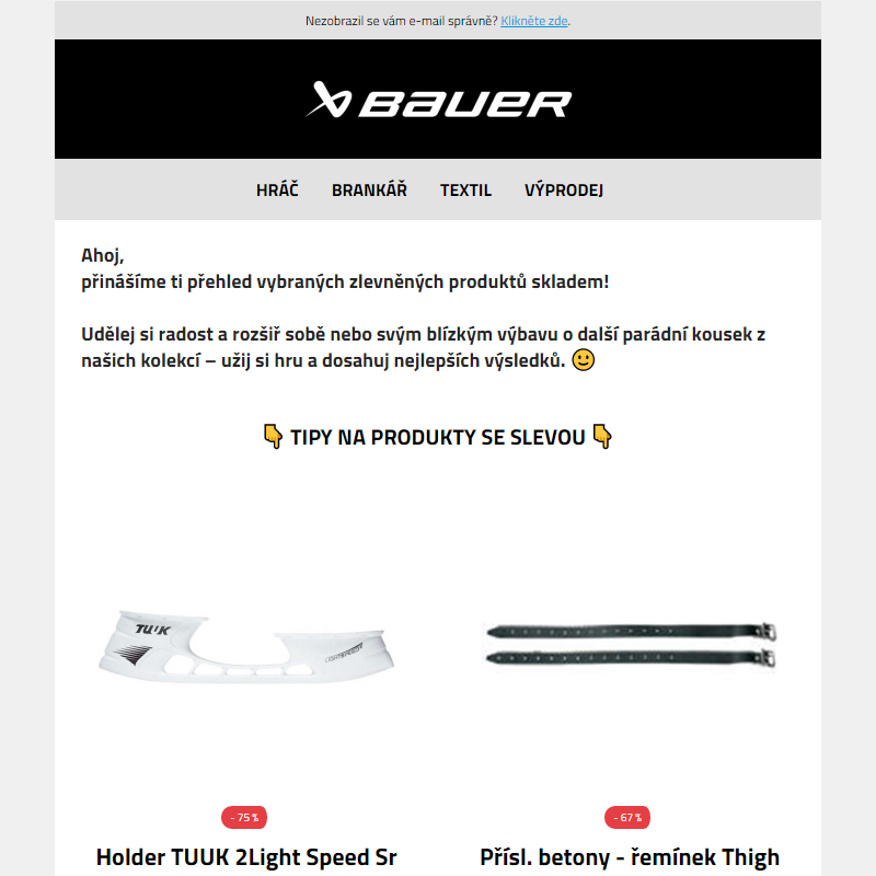 Koukni na zlevněné produkty skladem!