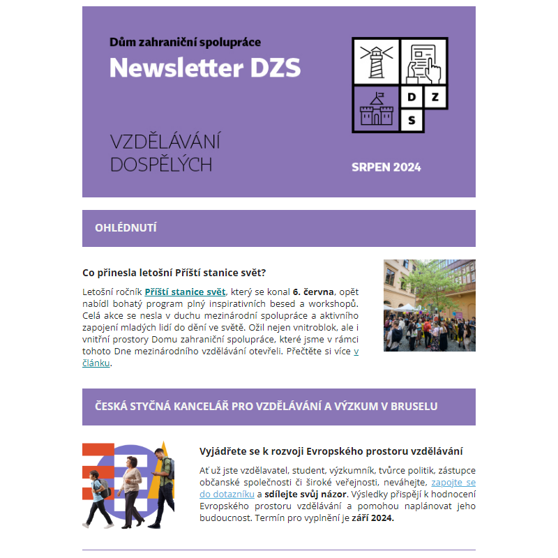 DZS Newsletter Vzdělávání dospělých srpen 2024 _