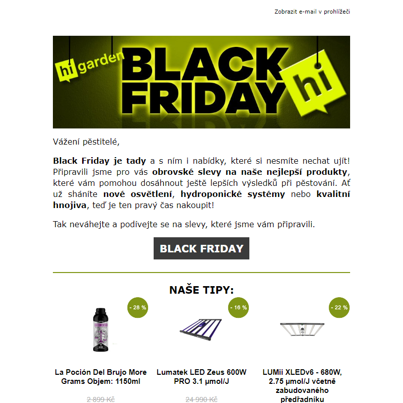 Black Friday je tady!