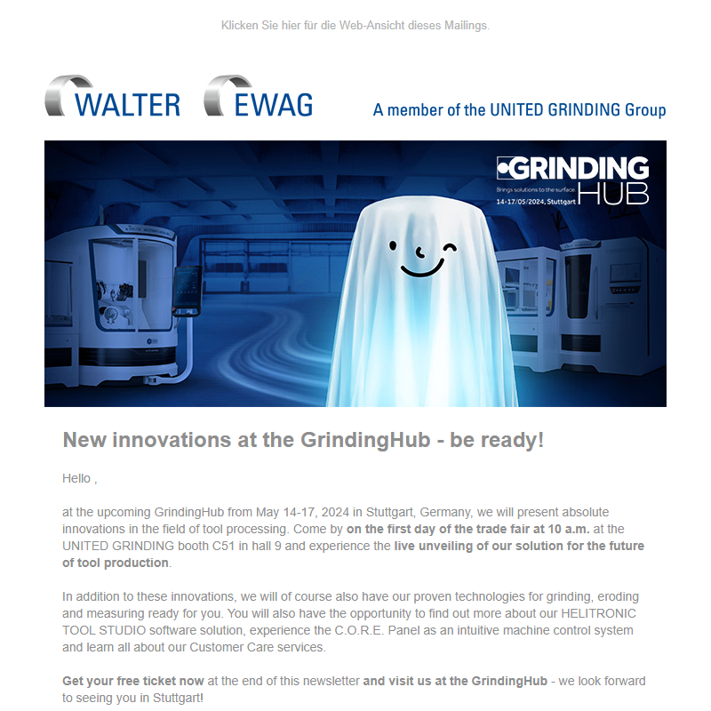 GrindingHub 2024: Our innovations are ready to be unveiled!