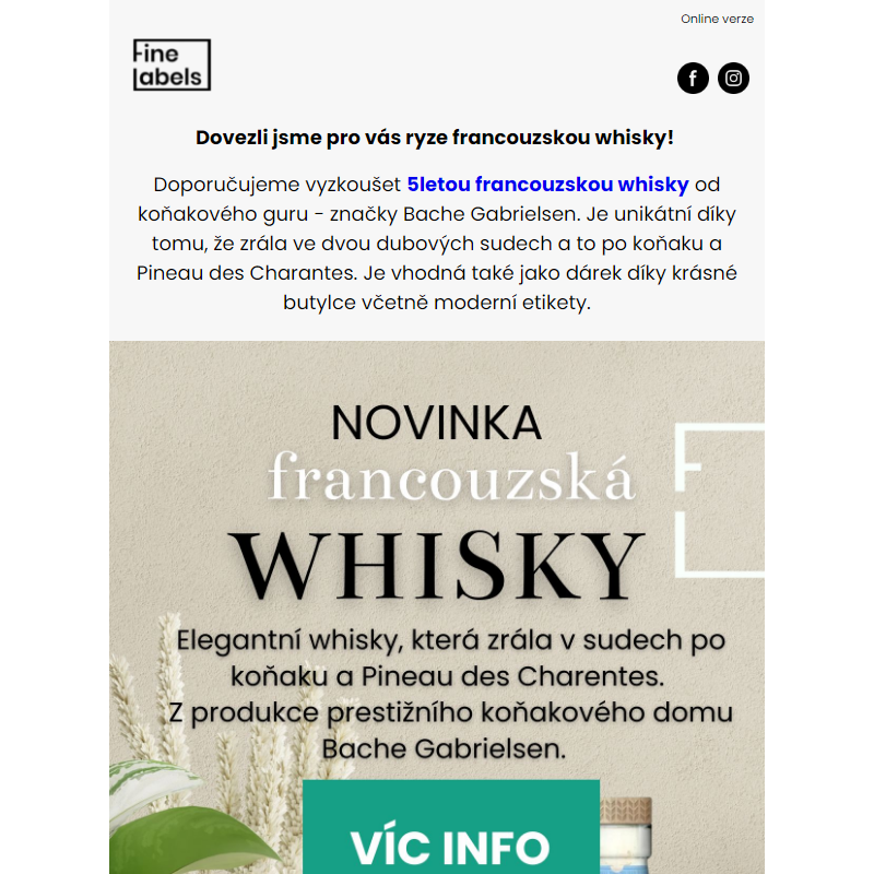 Nechte se unést jemnou chutí francouzské whisky