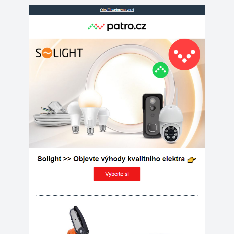 Solight >> Objevte výhody kvalitního elektra _