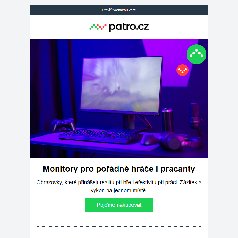 _ Monitory pro hráče i pracanty _