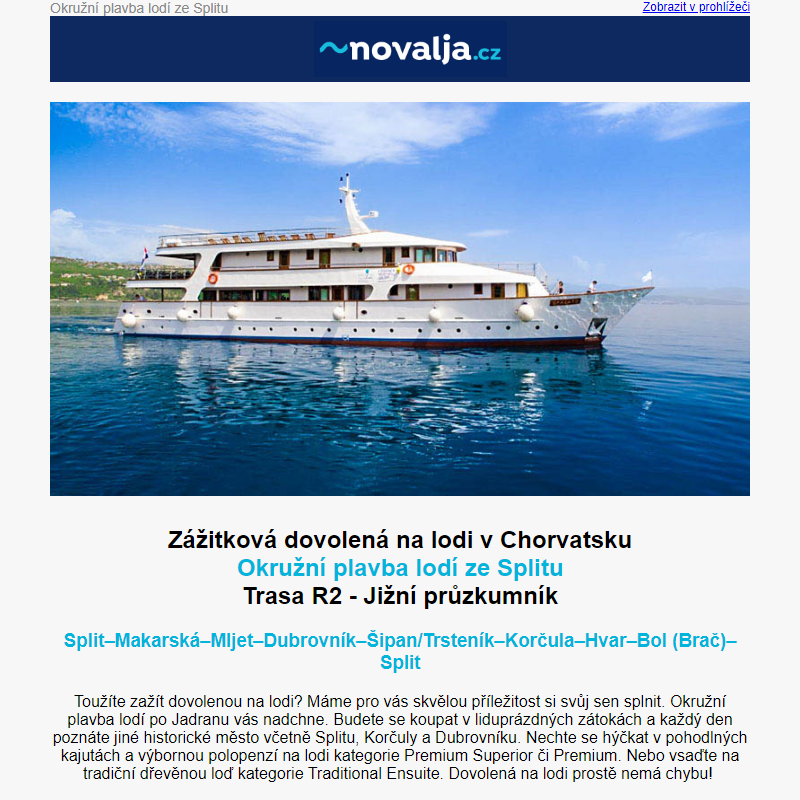 __ Zážitková dovolená na lodi v Chorvatsku _ Split–Dubrovník–Korčula–Hvar..._