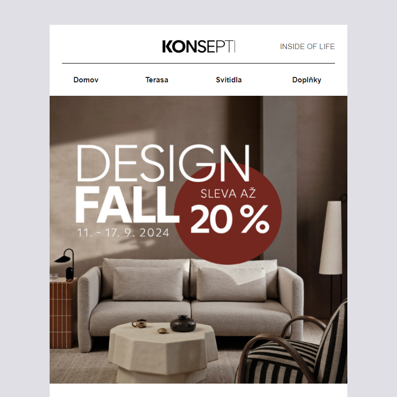 Design Fall: nakupujte do dnešní půlnoci