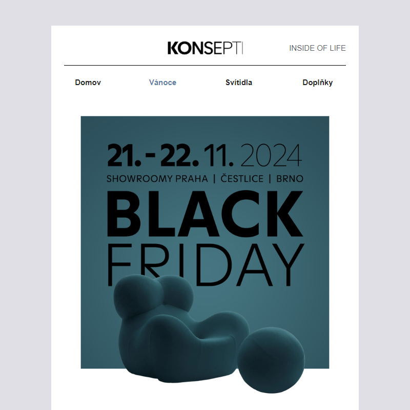 Black Friday: Startujeme zítra