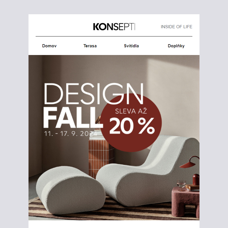 Design Fall: cenové ochlazení až o 20 %.