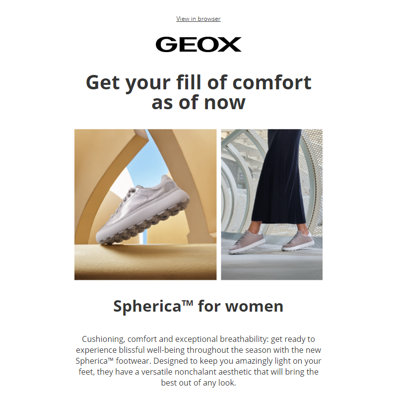 New styles & colours: choose your next Geox shoes _
