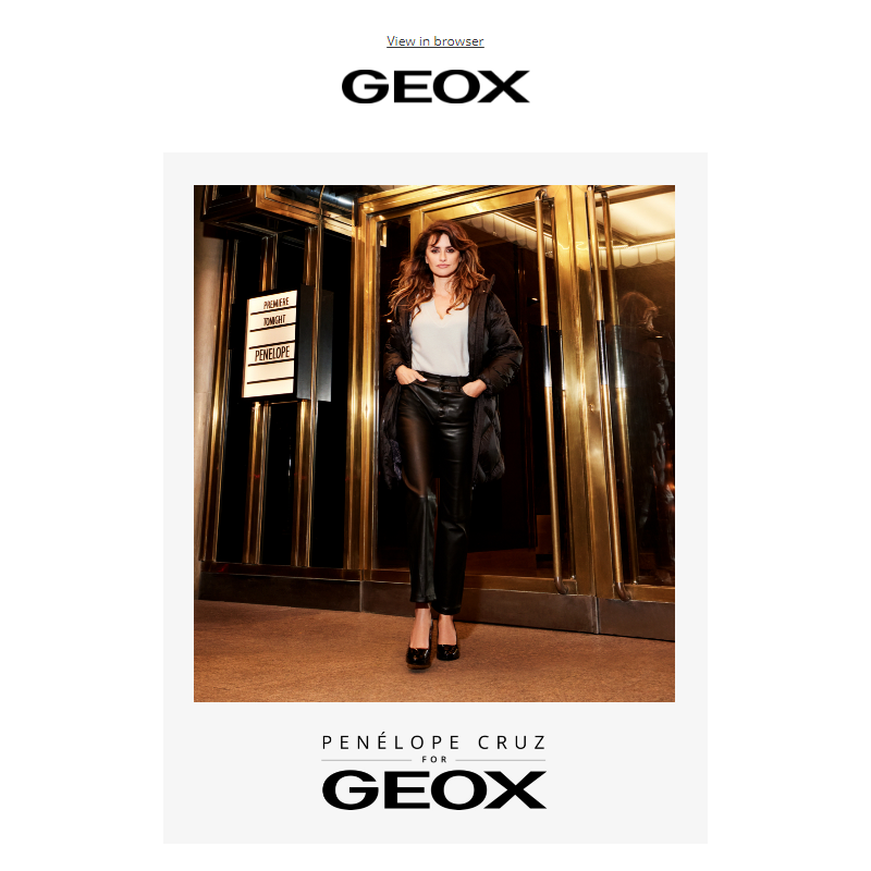 Special evening? Be guided by Geox and its Ambassador