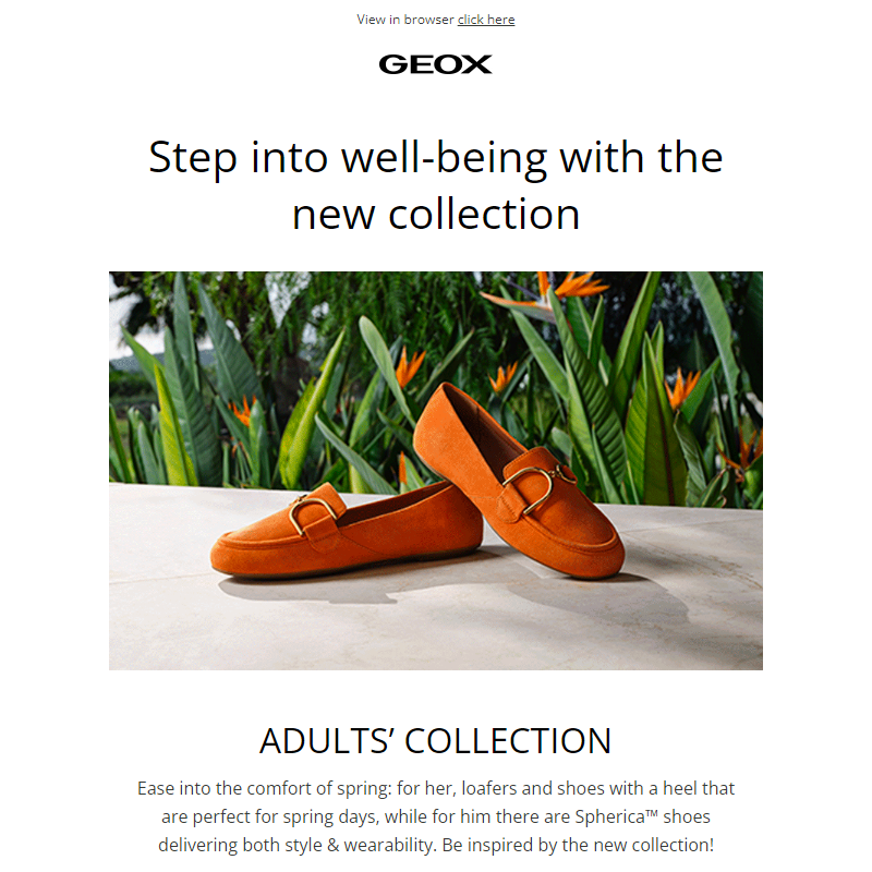 A new season means new looks with Geox!