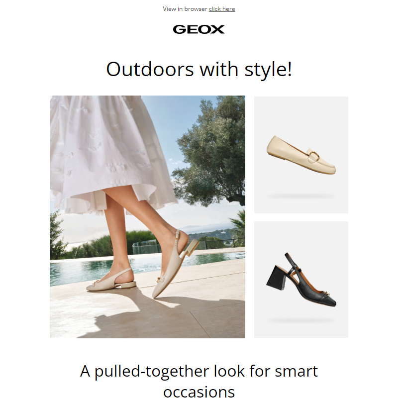 Days in the open air: shoes for all occasions