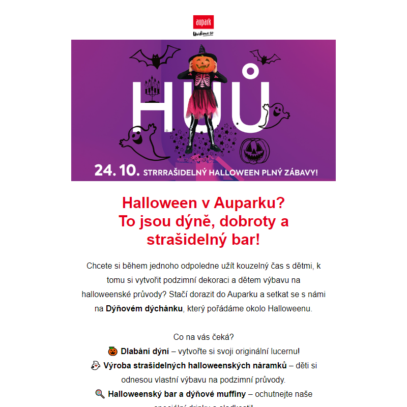 Halloween v Auparku _