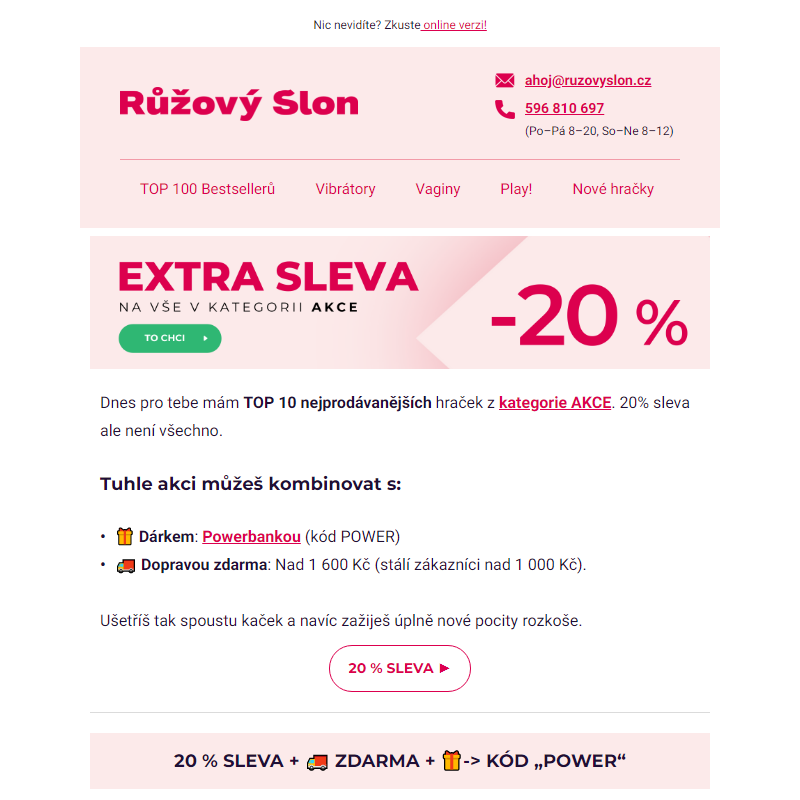 10 TOP hraček | 20% sleva + dárek