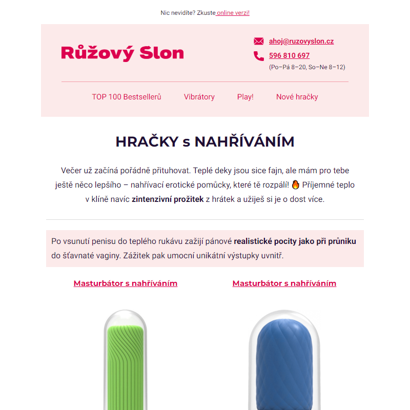 Hračky, které tě pořádně rozpálí | 20% sleva