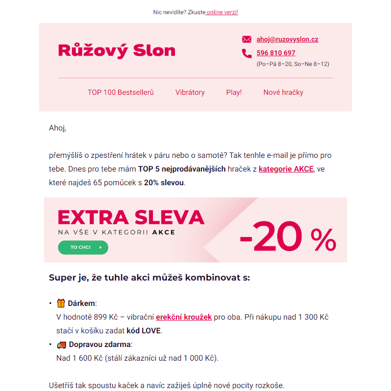 [20% sleva + dárek] 5 nejprodávanějších hraček + extra tip